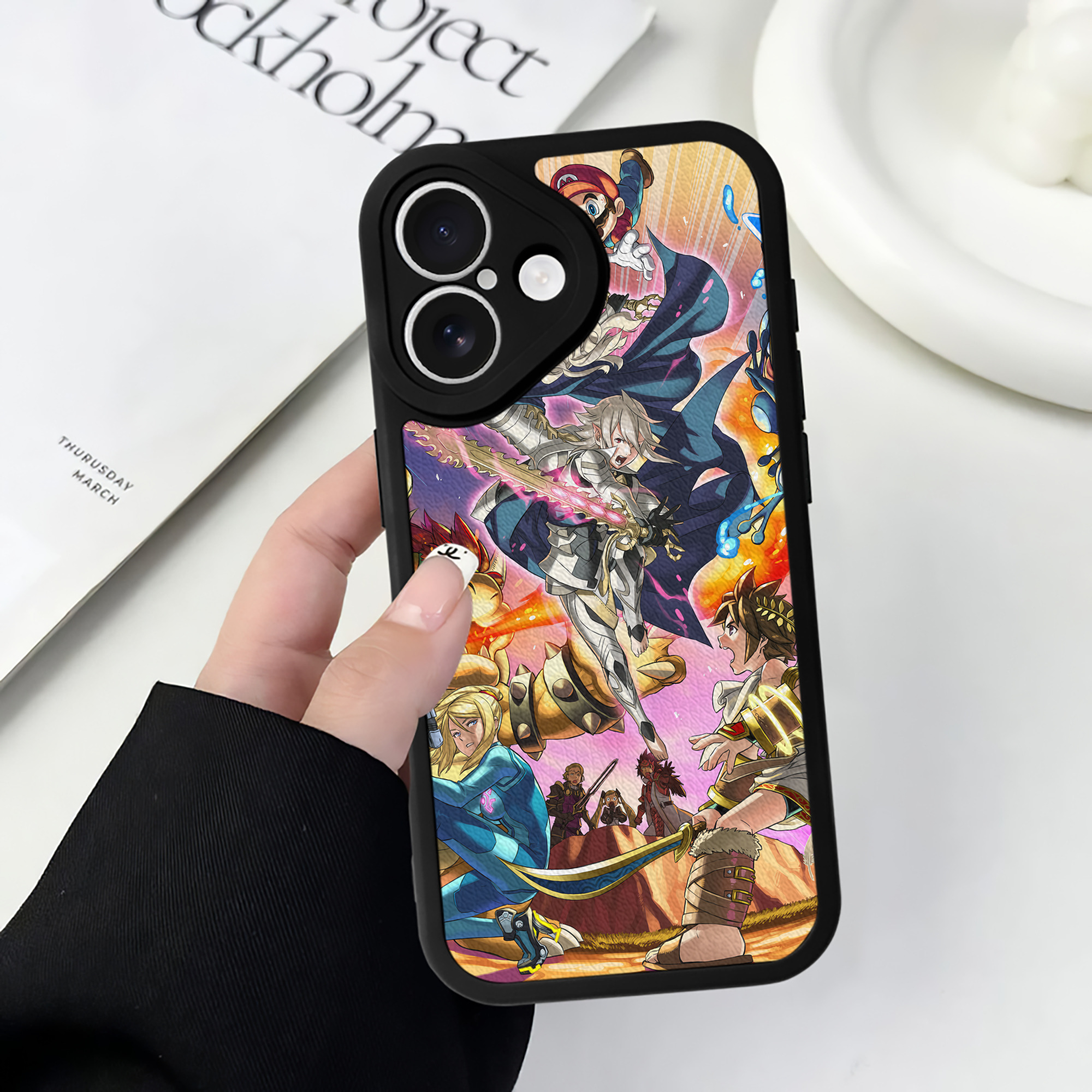 （画像用） ポケットモンスター Pokémon 【iPhone 16シリーズ対応】シリコンスマホケース（レザー調） 材質：シリコン